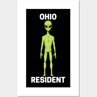 Ohio Resident Alien Meme Posters and Art